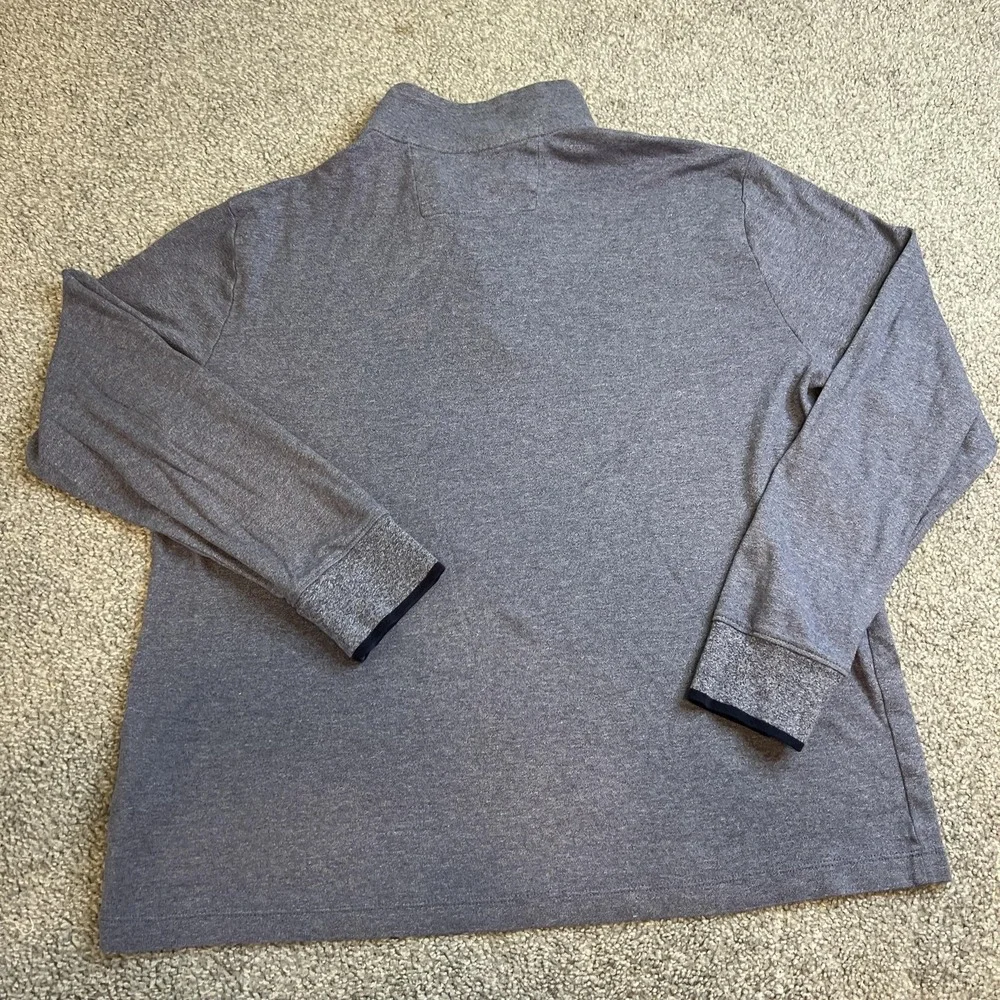 Banana Republic Sweater Mens Large Quarter Zip Luxury‎ Touch Pullover Stretch
